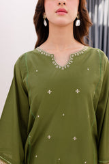 OLIVE GREEN-2PC (Shirt and Trouser)