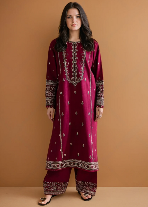 BEETROOT -2PC (Shirt and Trouser)