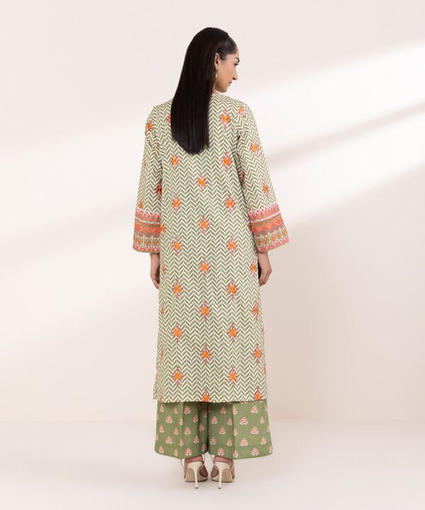 Zari Garden – Cotton Silk 2-Piece Embroidered set