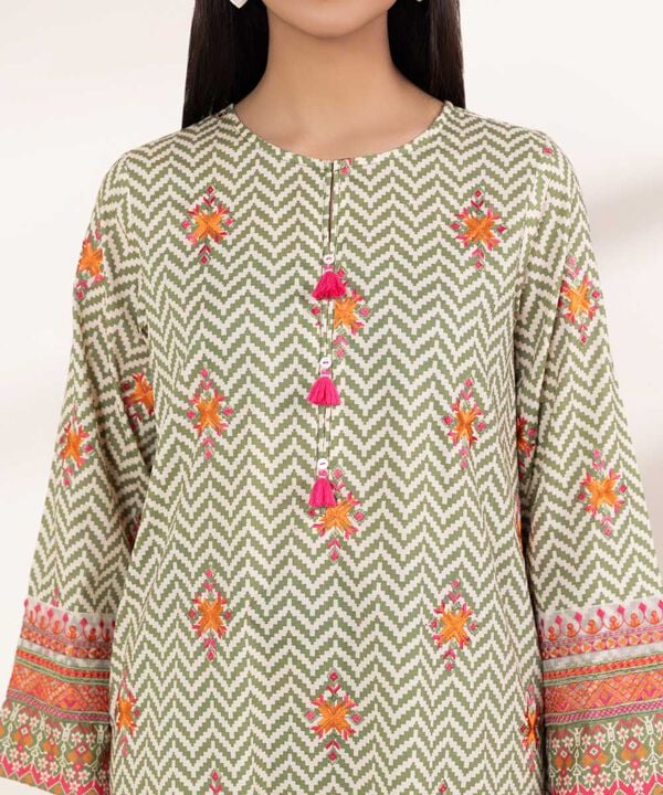 Zari Garden – Cotton Silk 2-Piece Embroidered set