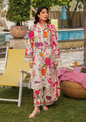 SPLATTER WHITE-Printed 3 piece