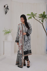 TRIBAL-Printed 3 piece