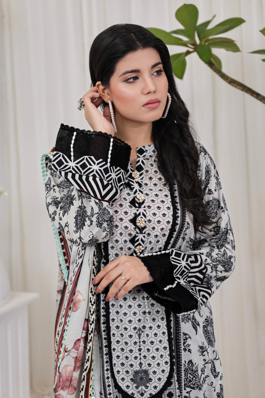 TRIBAL-Printed 3 piece