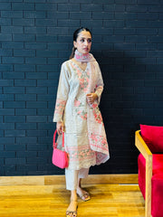 Glory Grab -3PC Shirt , Dupatta & Trouser)