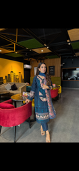 Charming  Chiffon-3PC Shirt , Dupatta & Trouser)
