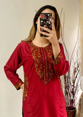 RED BOTTOM  2-PC (Shirt and Trouser)