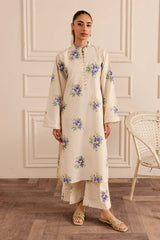 Lilac Bloom – 2 Piece Silk Printed Set