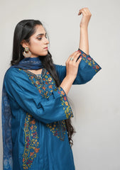Teal Bloom -2PC (Shirt and Trouser)