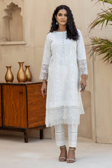 Crisp White -2PC (Shirt and Trouser)