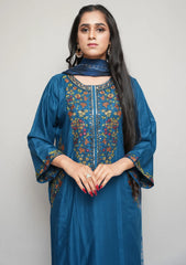 Teal Bloom -2PC (Shirt and Trouser)