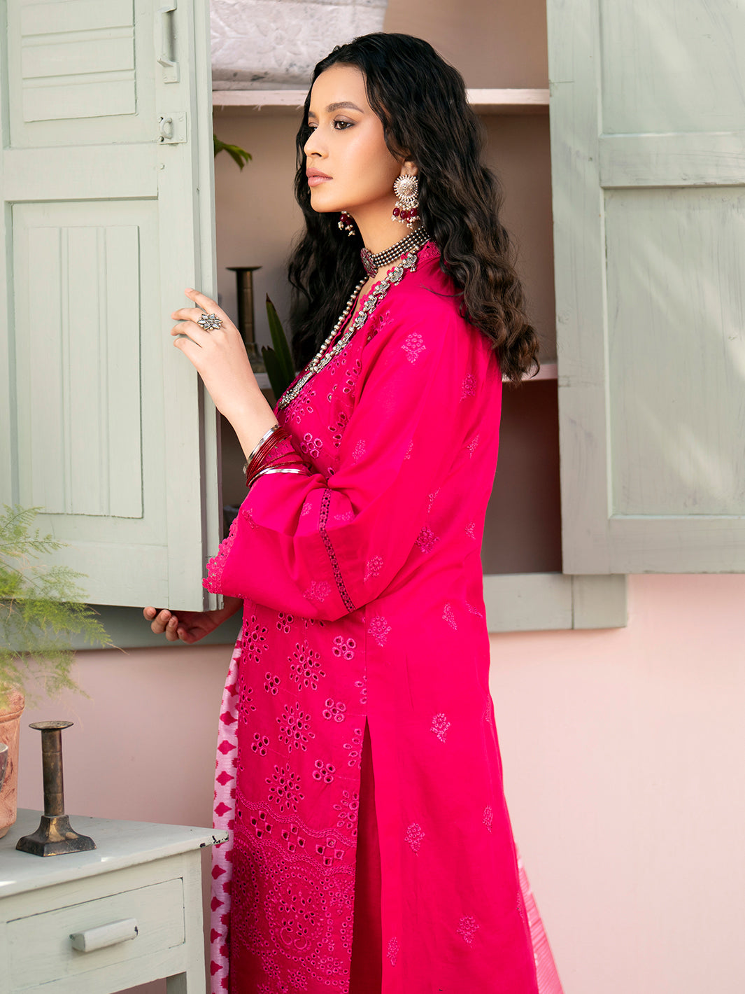 Pink Passion -2PC (Shirt and Trouser)